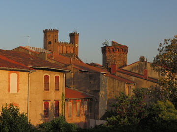 Vue sur les toits de Pamiers